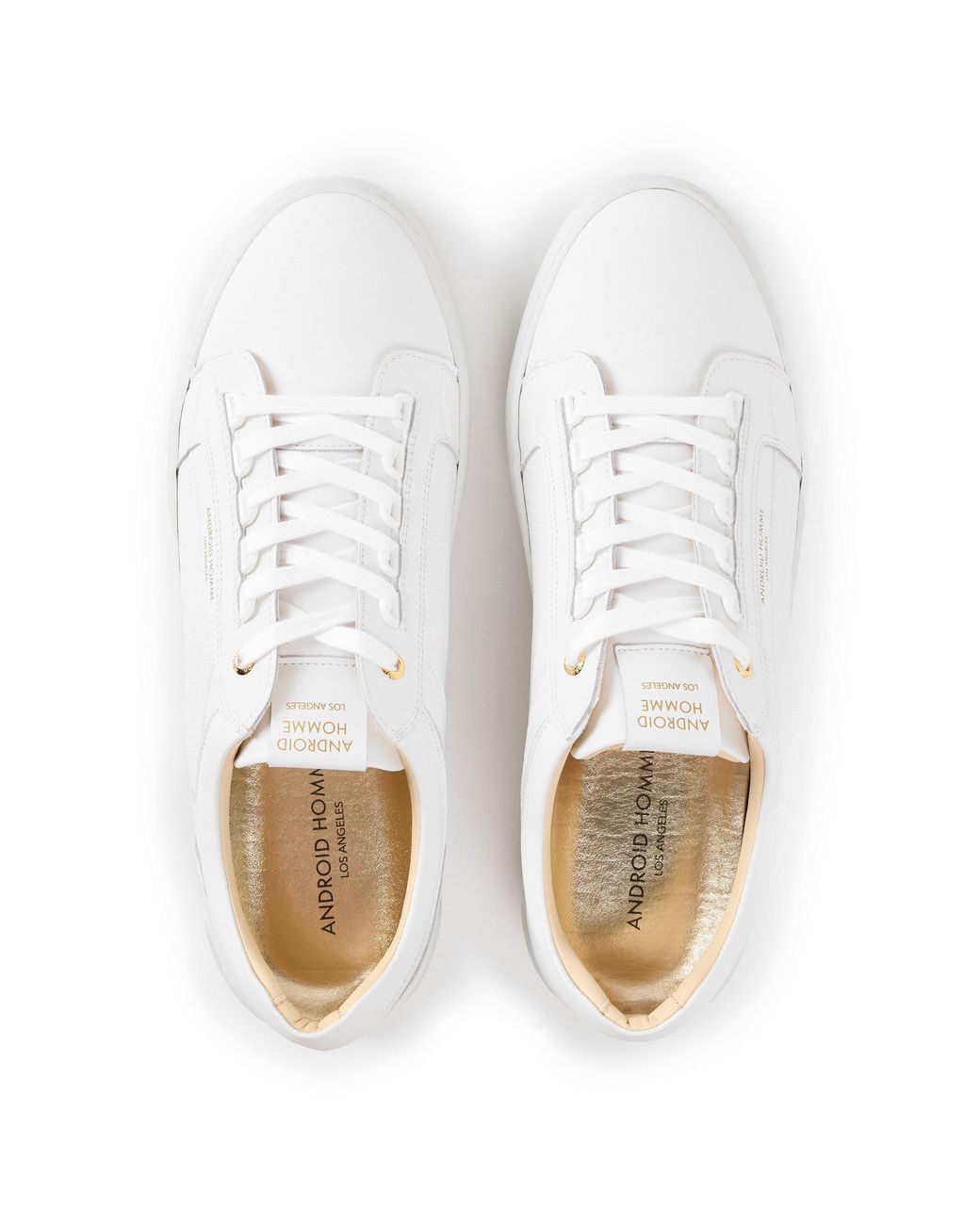 Android Homme White Venice Dperf Low-Top Trainers for men