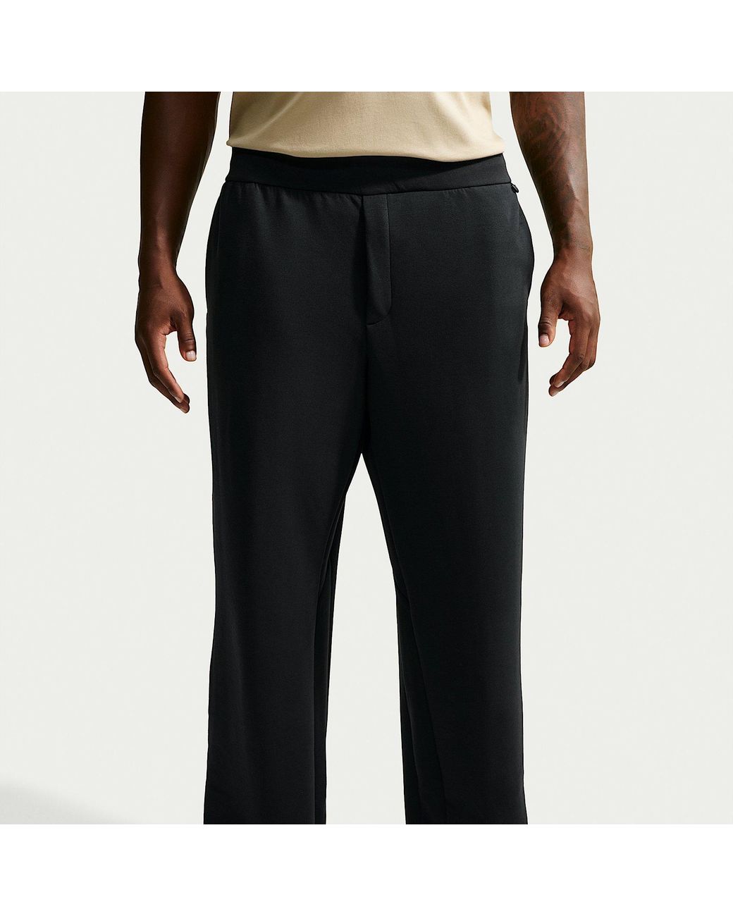 Nike Black 24.7 Dri-Fit Performance Tracksuit Bottoms for men