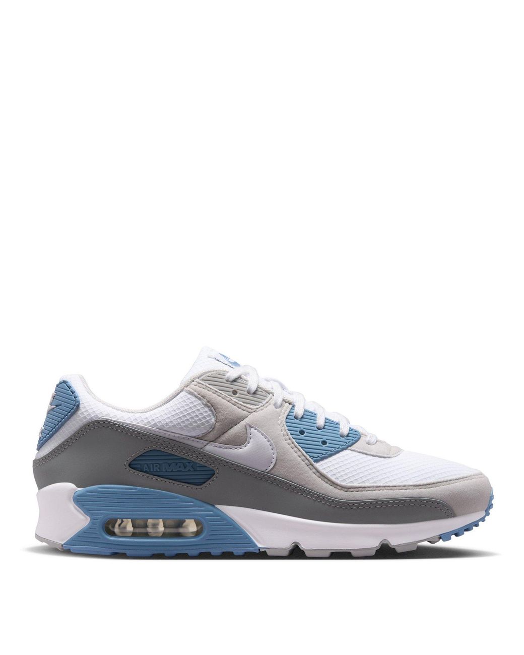 Nike Gray Air Max 90 Shoes for men