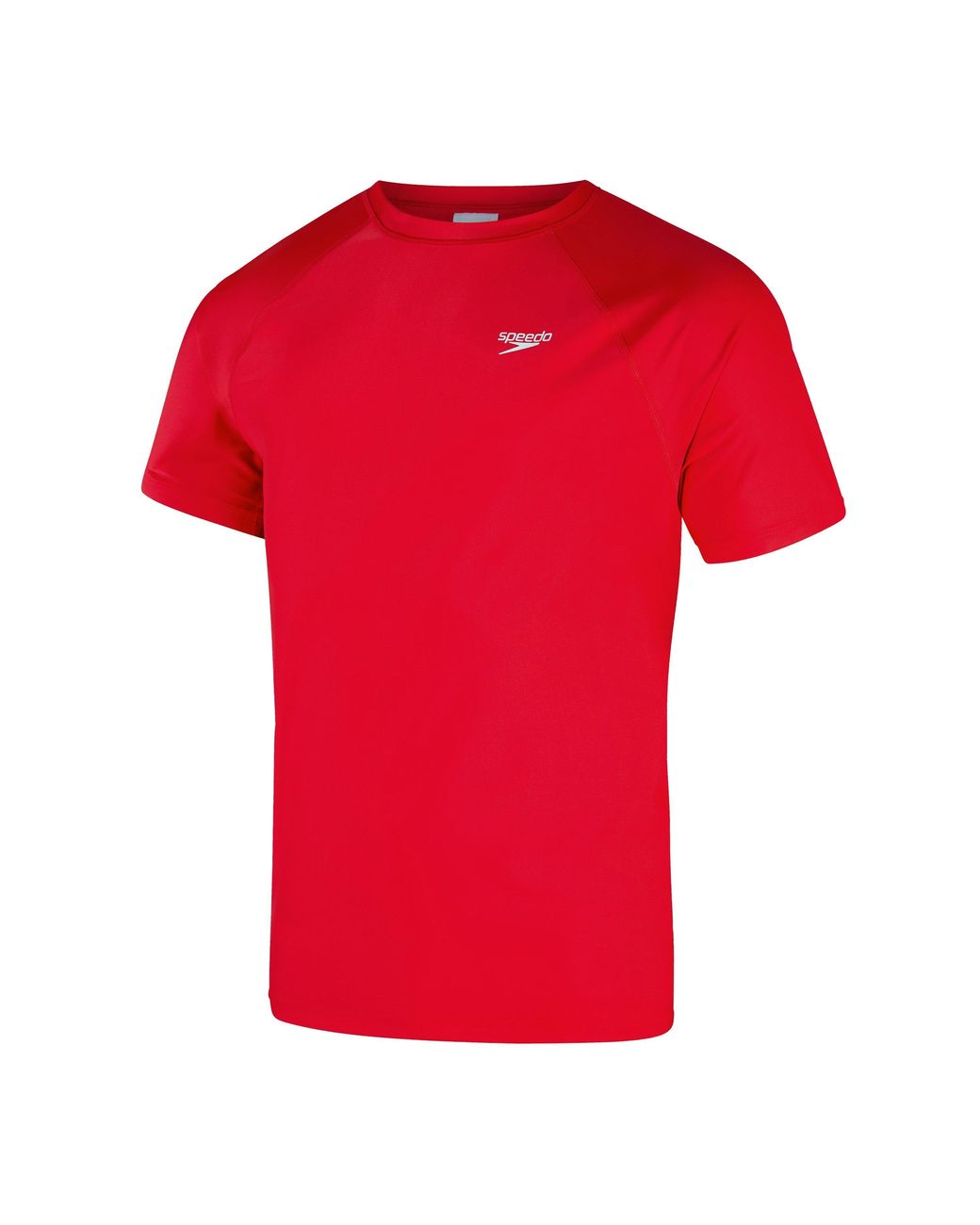 Speedo Red Short-Sleeve Performance Gym Top for men