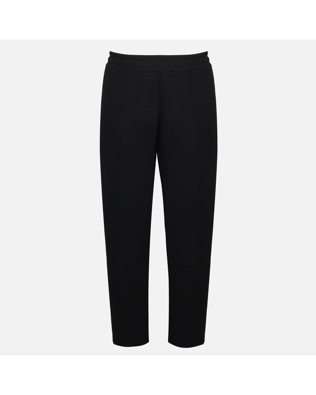 Biba Black Logo Closed Hem Fleece Joggers