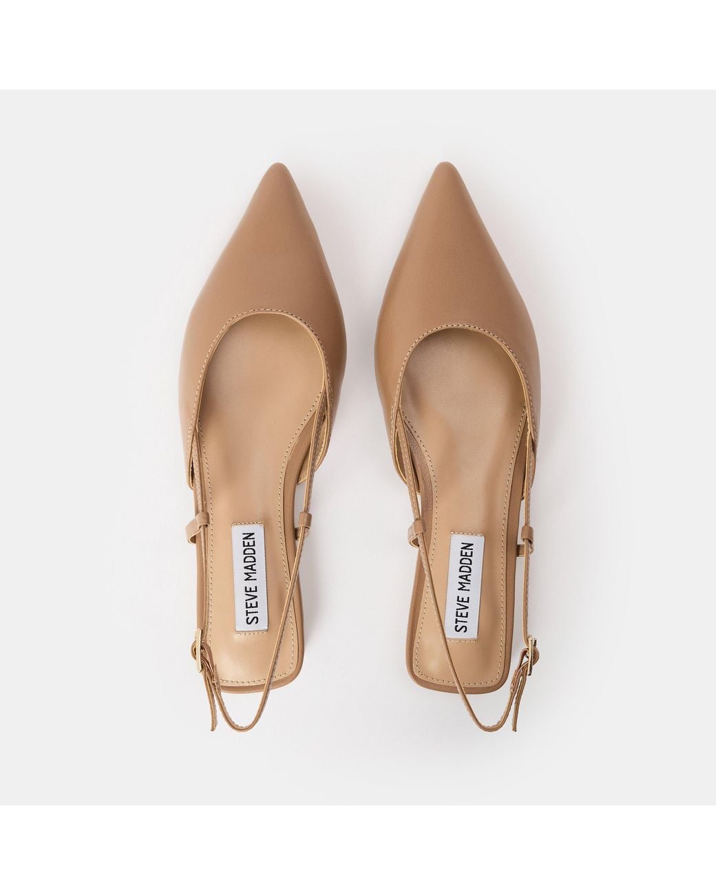 Steve Madden Natural Spencer Flat Sandals
