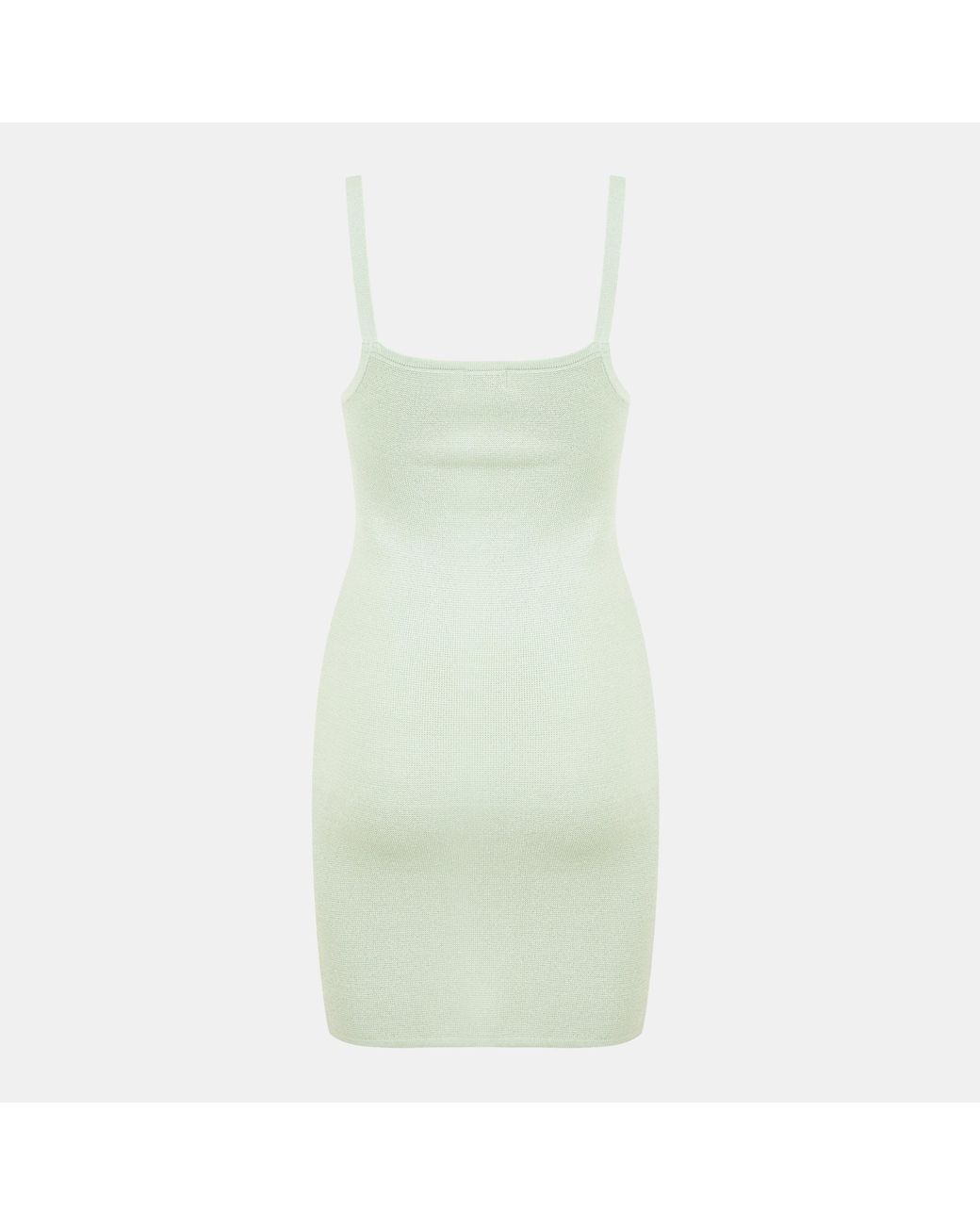 Jack Wills Green Ruched Front Mini Knitted Jumper Dress