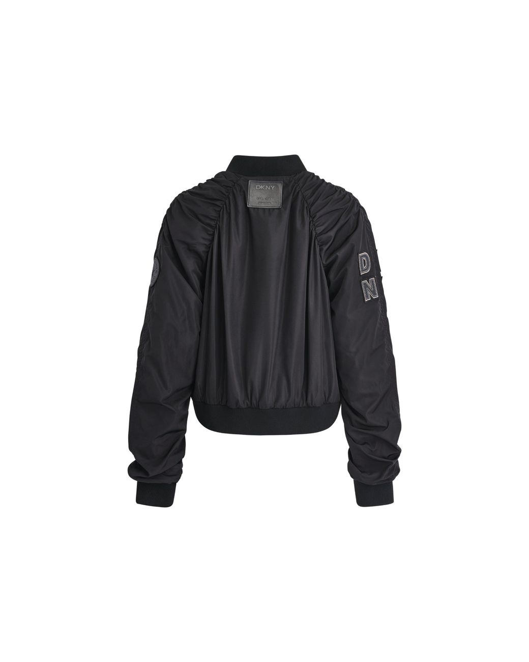 DKNY Black Patch Bomber Sportswear Regular Fit Jacket