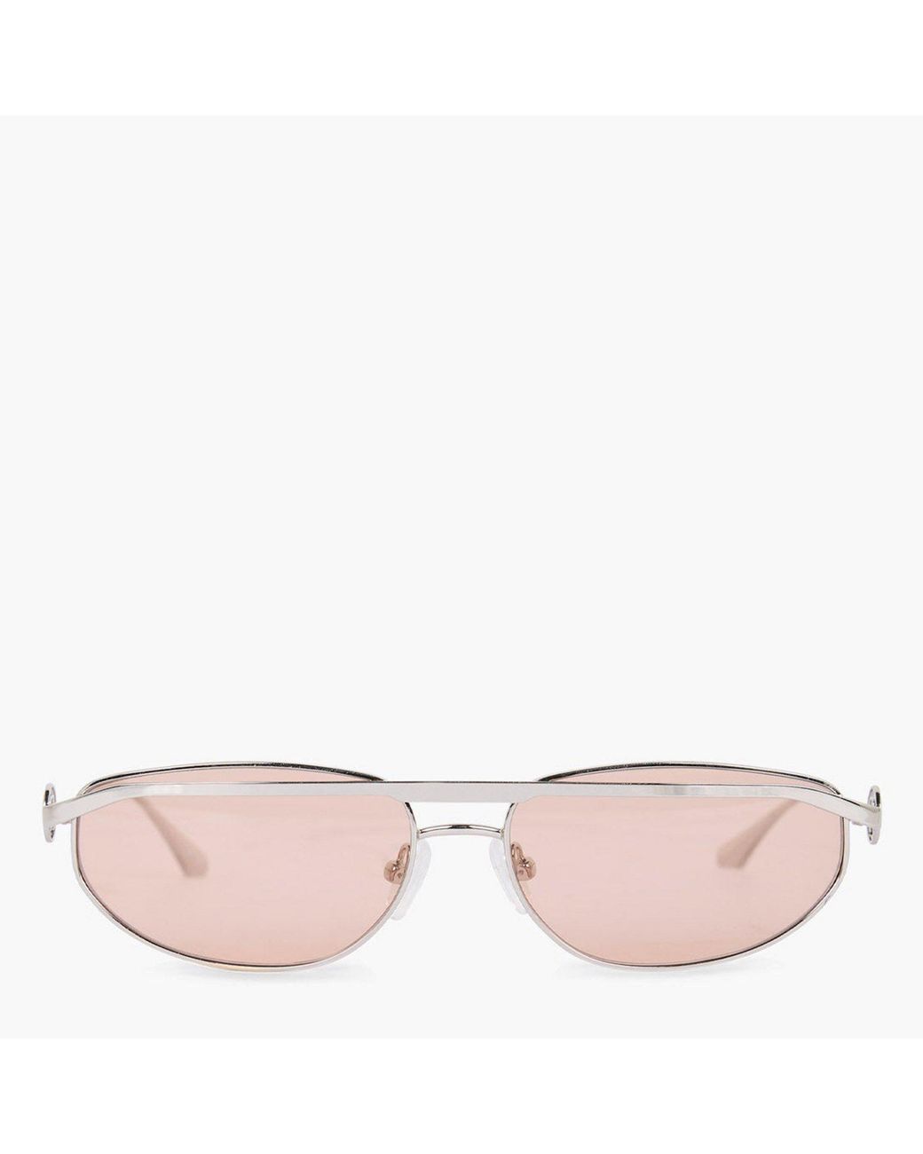 Represent Pink Pilot-Inspired Aviator Sunglasses for men