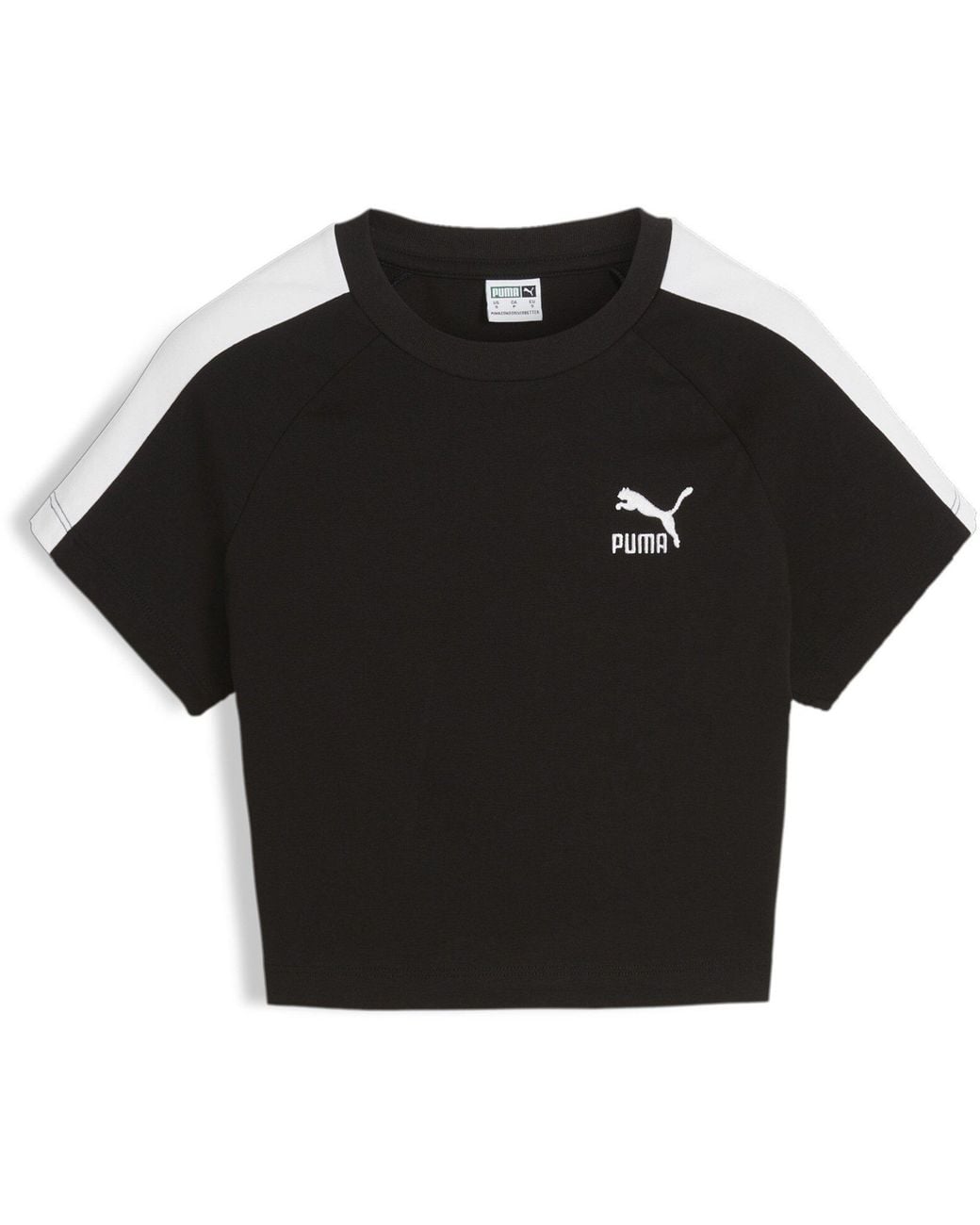 PUMA Black Iconic T7 Baby Tee