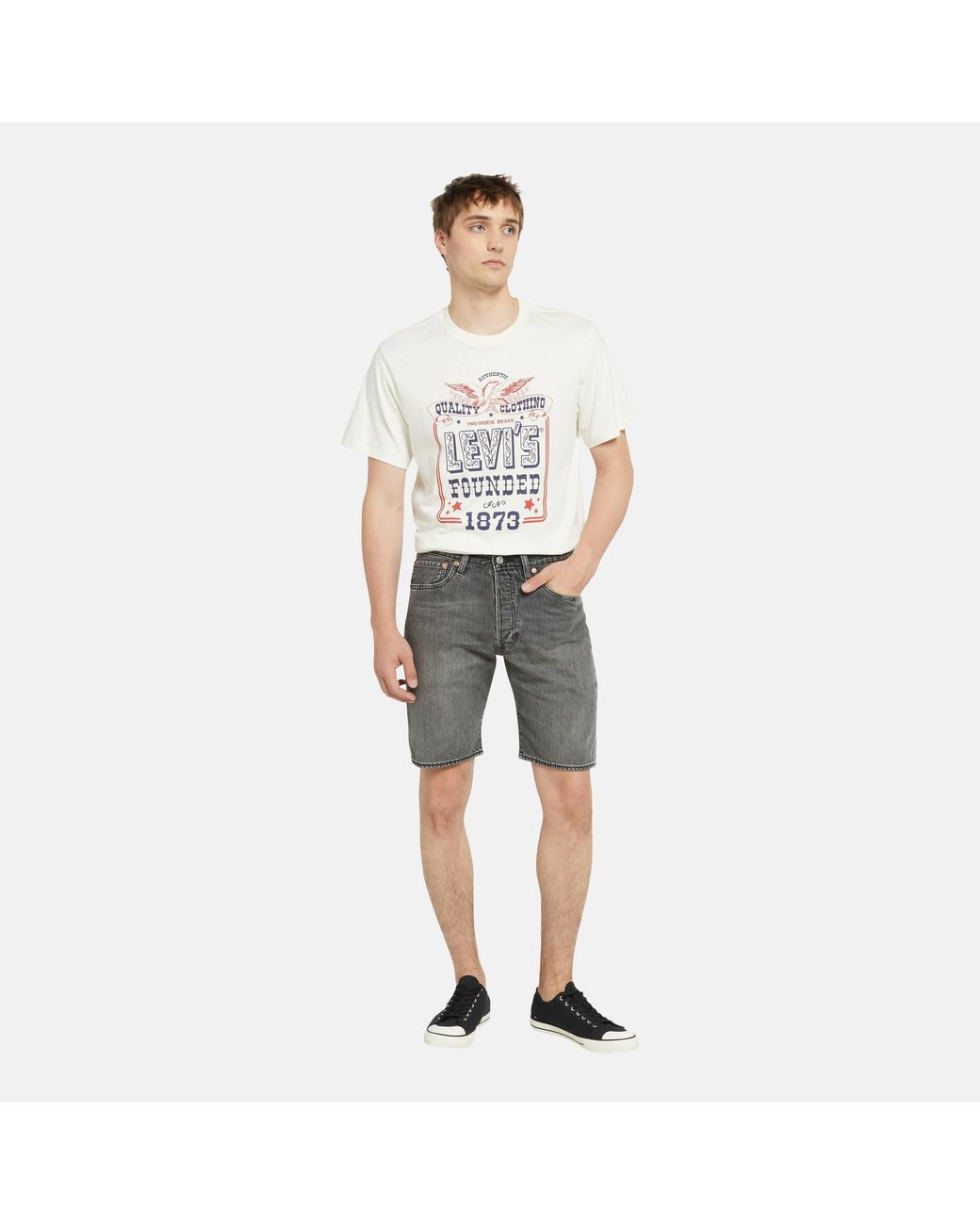 Levi's Multicolor 501 Hemmed Shorts for men