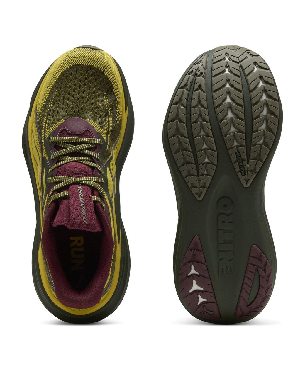 PUMA Green Magmax Nitro 2 Running Shoes for men