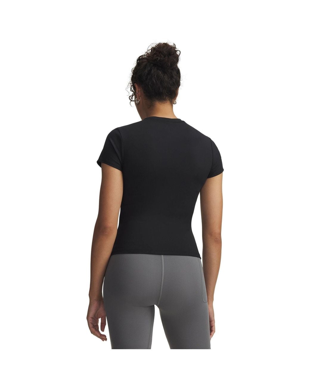 Under Armour Black Motion Short Sleeve Performance Gym Top