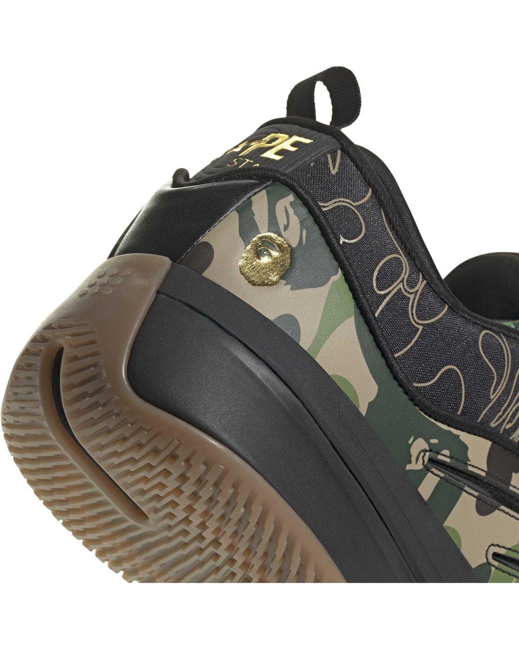 Adidas Originals Blue Bape X Adidas Dame 9 Trainers for men