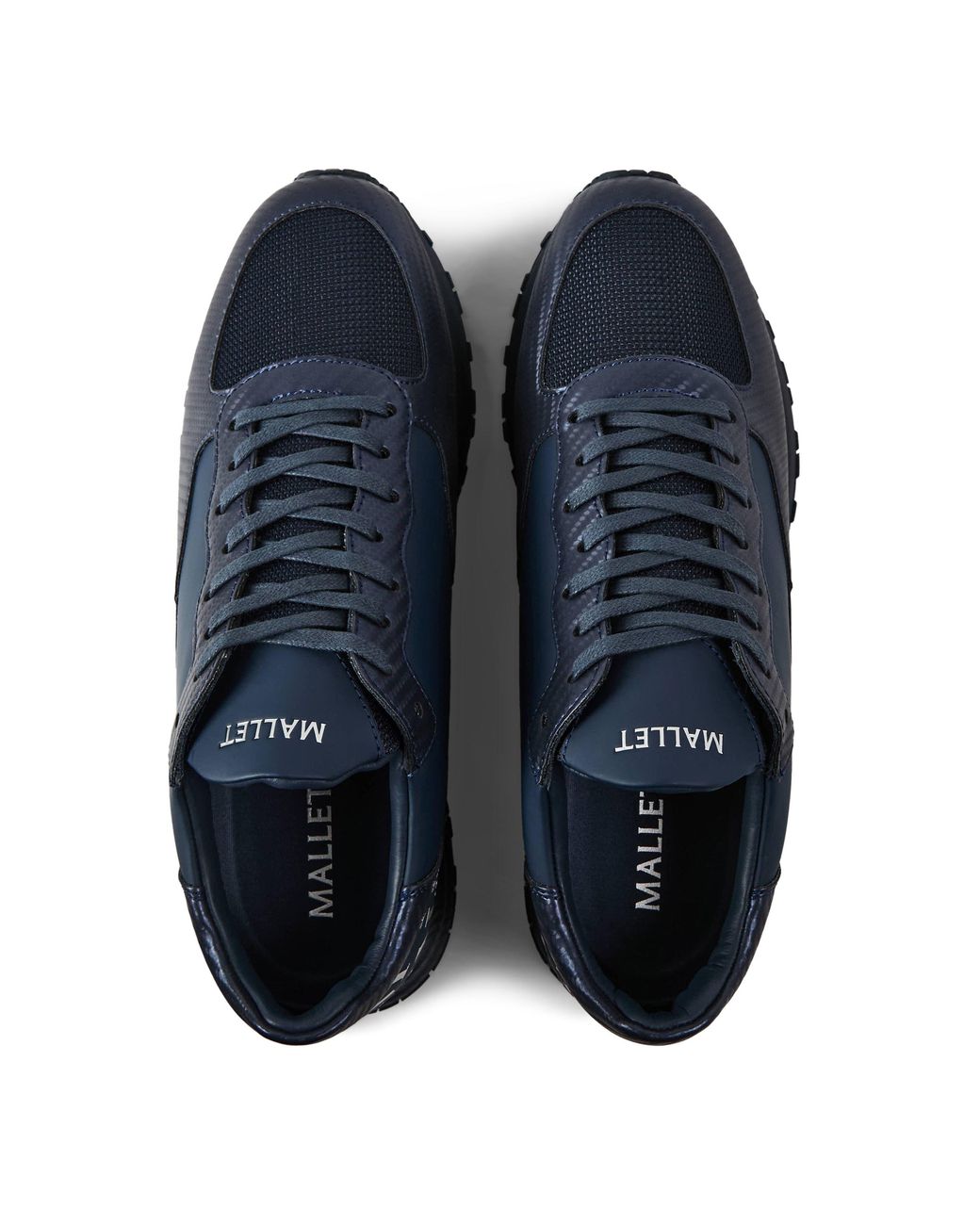 Mallet Blue Popham Carbon Fibre Low-Top Trainers for men