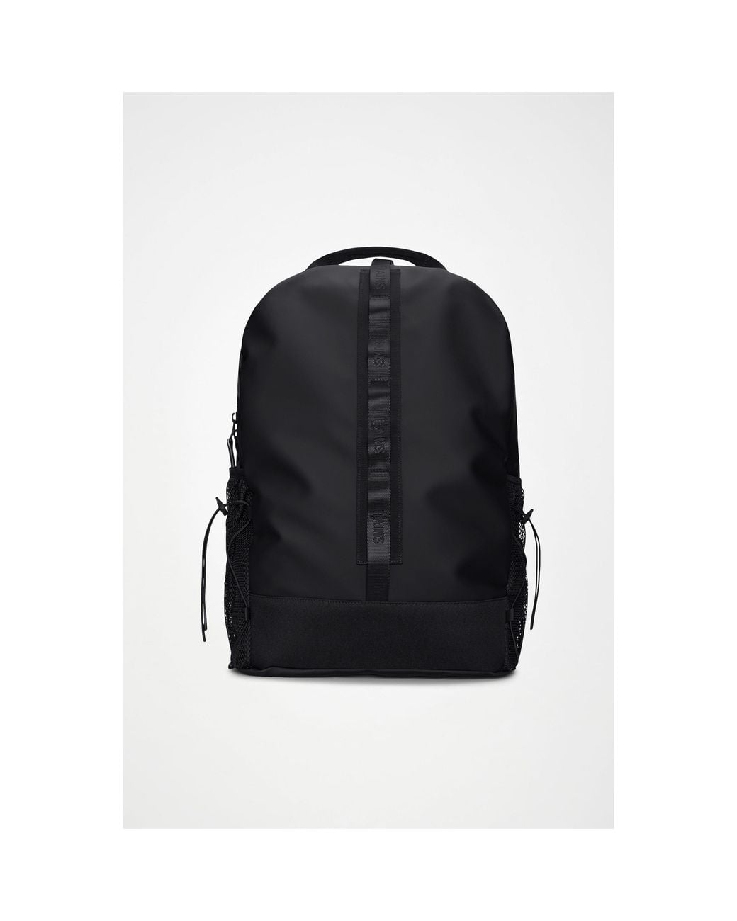 Rains Black Trail Clip Front Waterproof Backpack 27 L