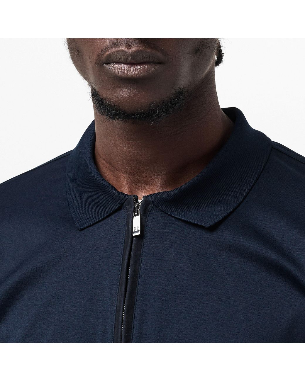 Pal Zileri Blue Long Sleeve Polo Shirt for men