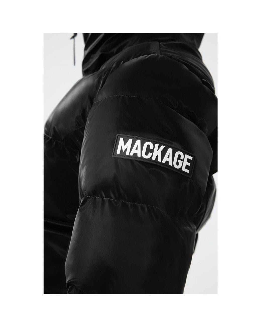 Mackage Black Madalyn Glo Short Puffer Jacket