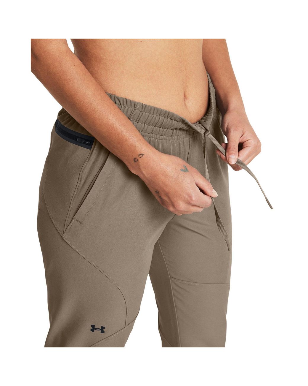 Under Armour Gray Unstoppable Performance Tracksuit Bottom