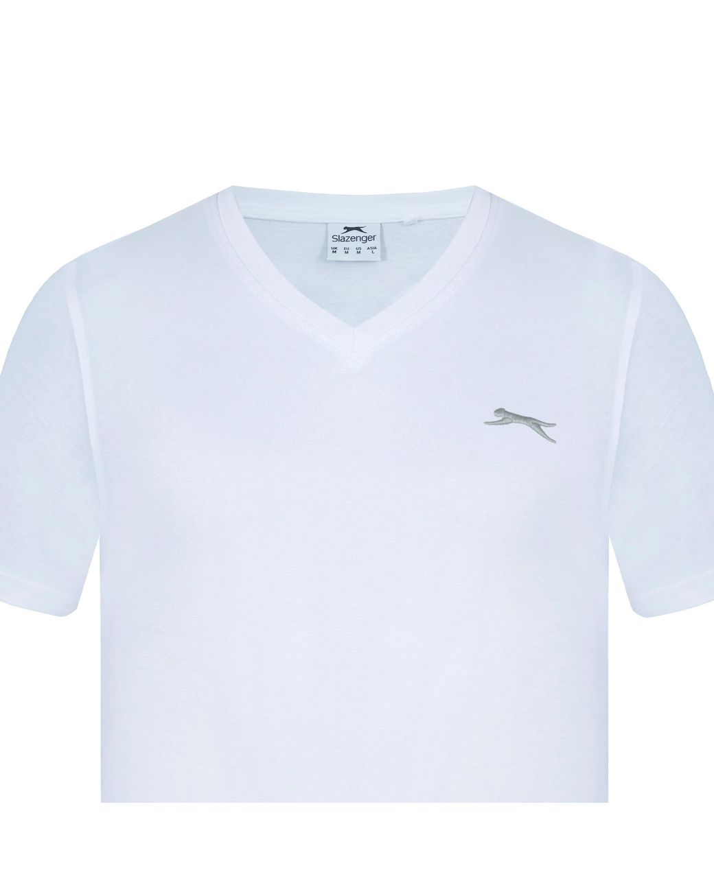 Slazenger 1881 White V Neck T Shirt for men