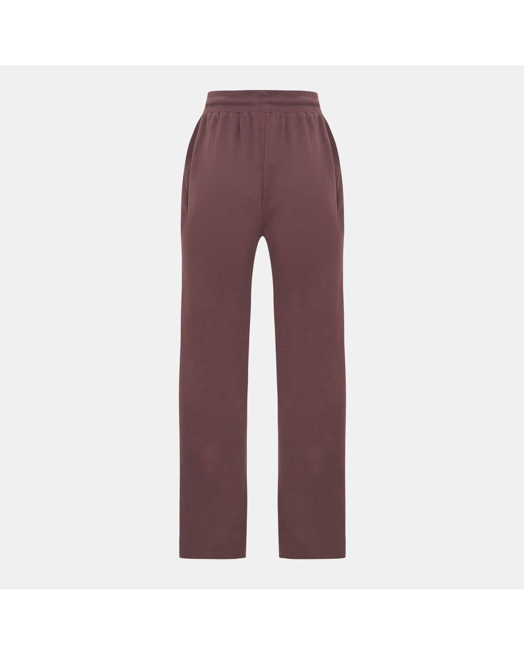 I Saw It First Red Rib Wide Leg Trousers