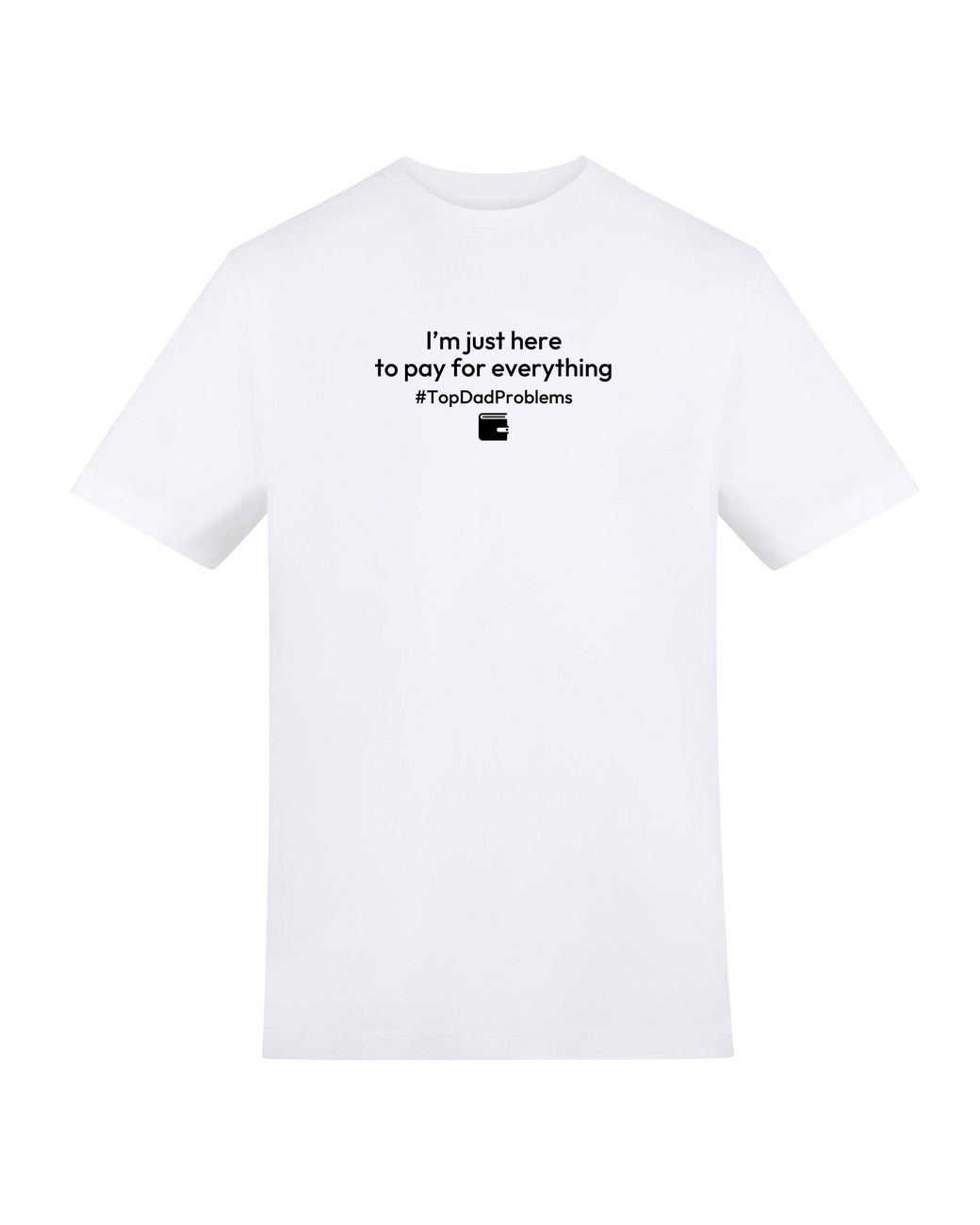 AWD White Fathers Day Adult Printed Tee