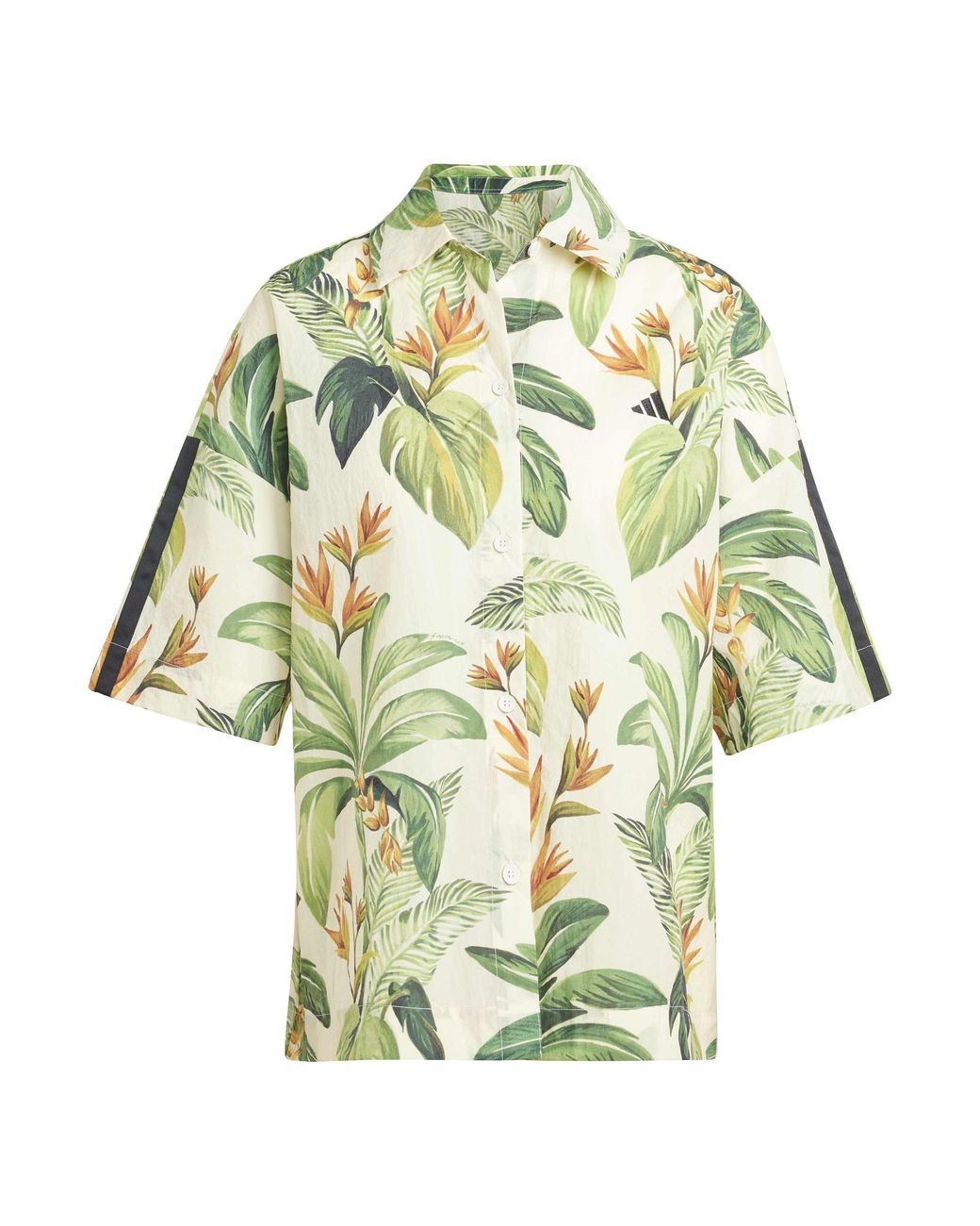 Adidas Metallic Farm Short Sleeve Patterned Shirt