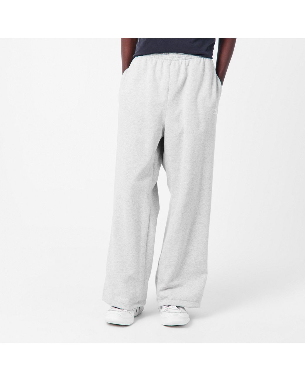 Balenciaga Blue Bal Tech Reverse Relaxed Fit Wide Leg Trousers for men