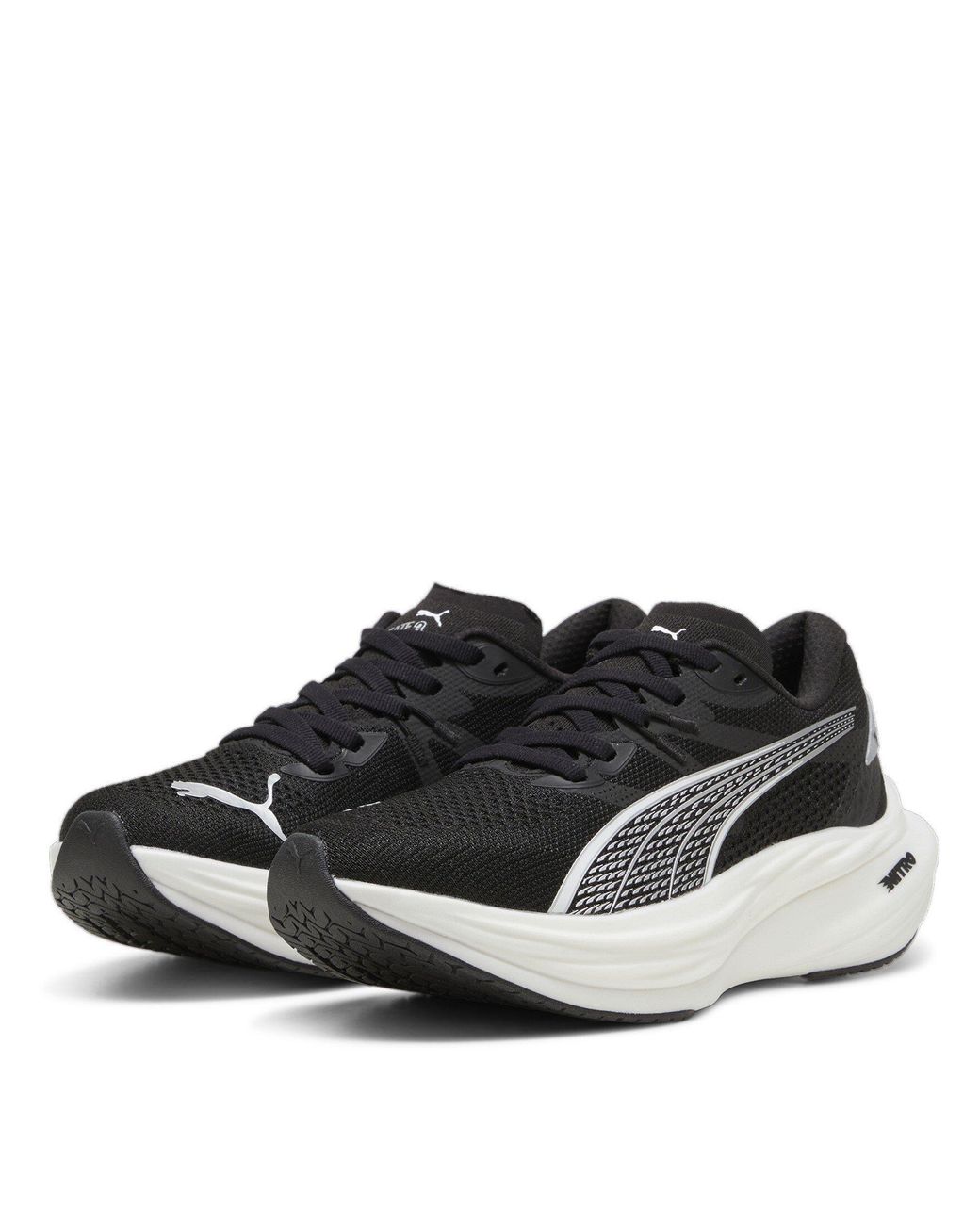 PUMA Black Deviate Nitro 3 Fade Road Running Shoes