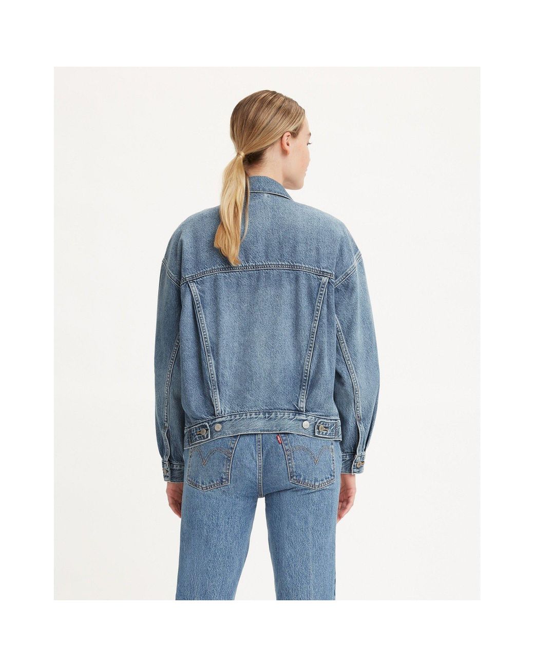 Levi's Blue Trucker Be Kind Rewind Denim Jacket