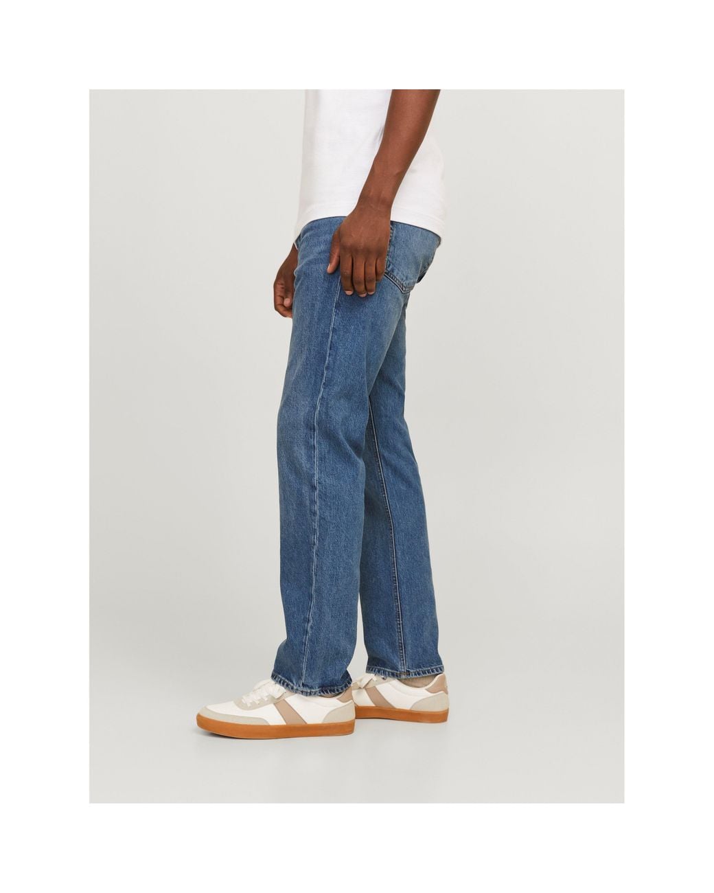 Jack & Jones Blue Junior&Junior Classic Straight Leg Jeans for men