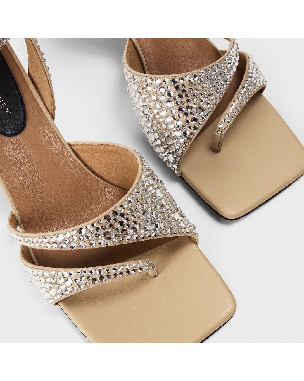 Stella McCartney Metallic Heeled Sandals