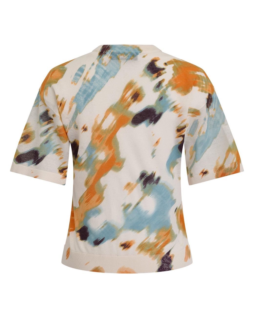 DKNY Blue Short Sleeve Blouse