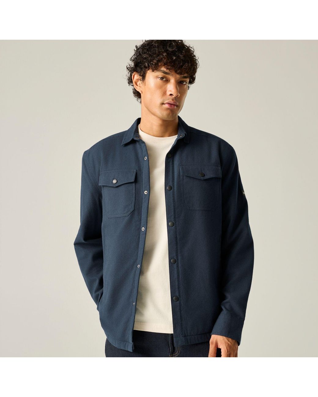 Regatta Blue Spennith Shacket for men
