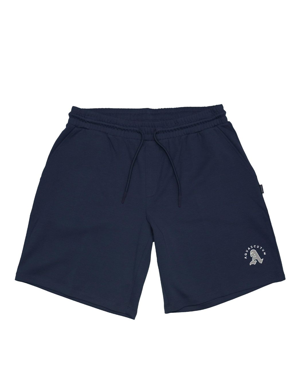 Aquascutum Blue Fleece Jogger Shorts for men