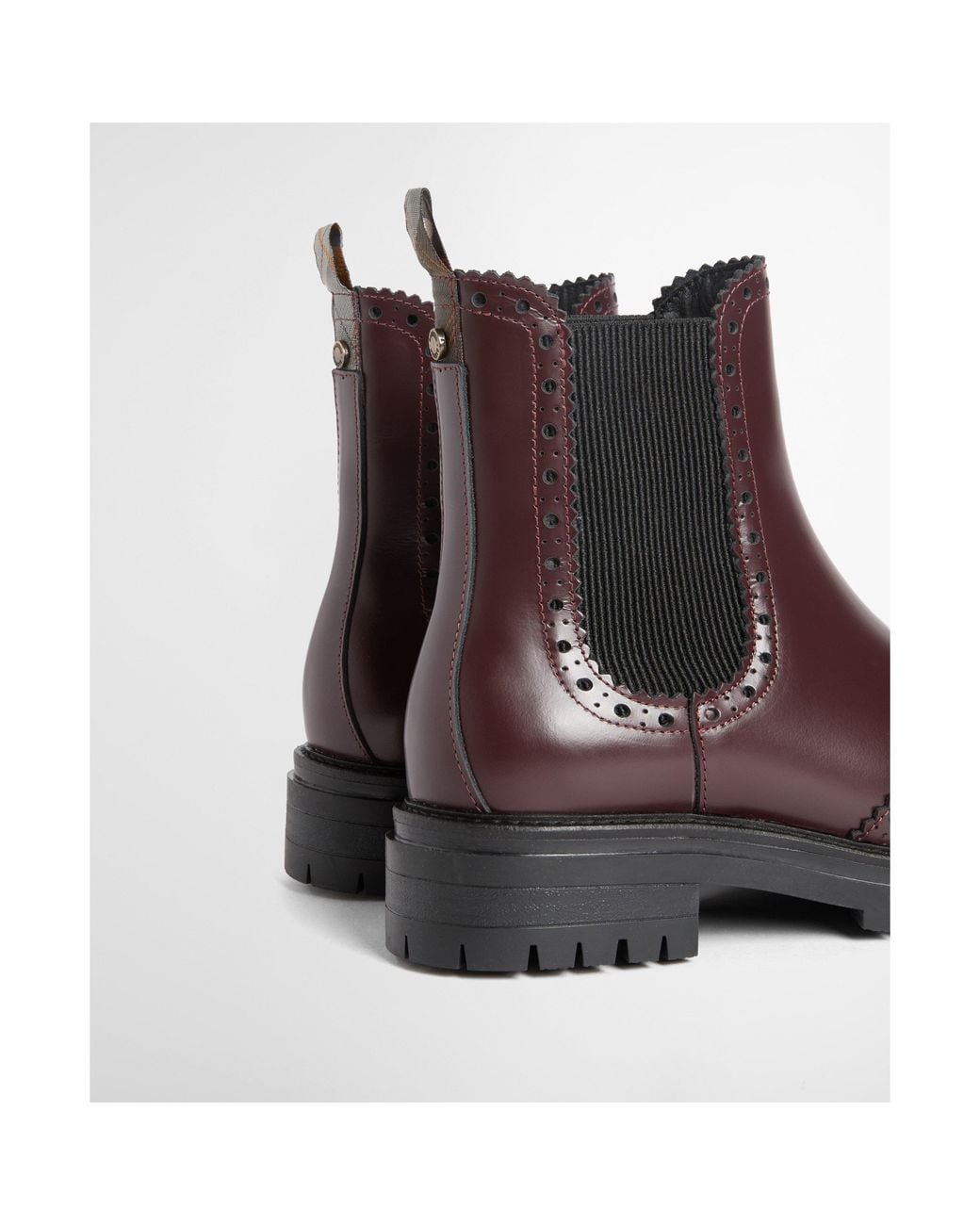 Barbour Brown Fawne Leather Chelsea Boots