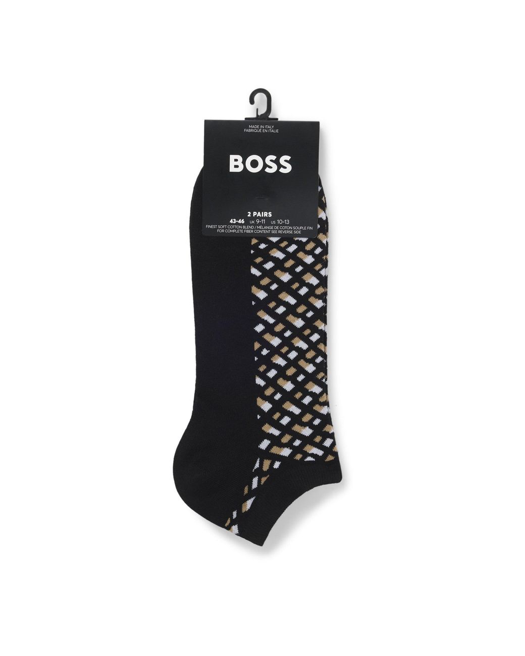 Boss Black As Monogram Trainer Socks for men