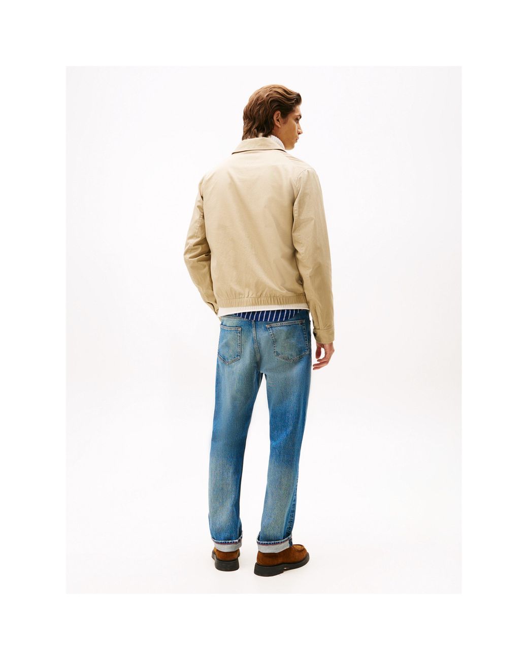 Tommy Hilfiger Natural Cotton Harrington Jacket for men