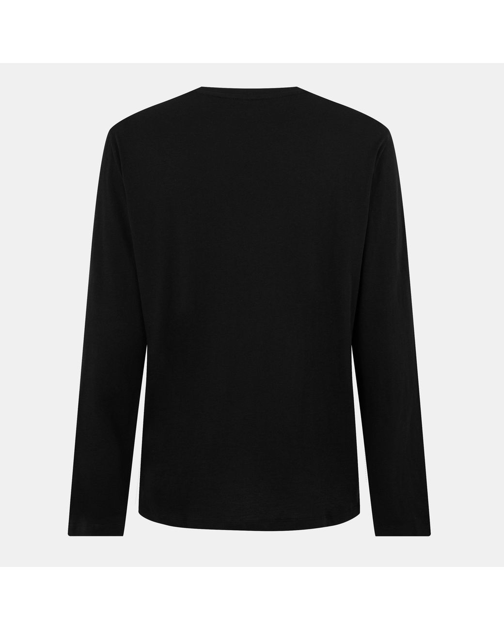 ARMANI EXCHANGE Black Long Sleeve Slim Fit T-Shirt for men