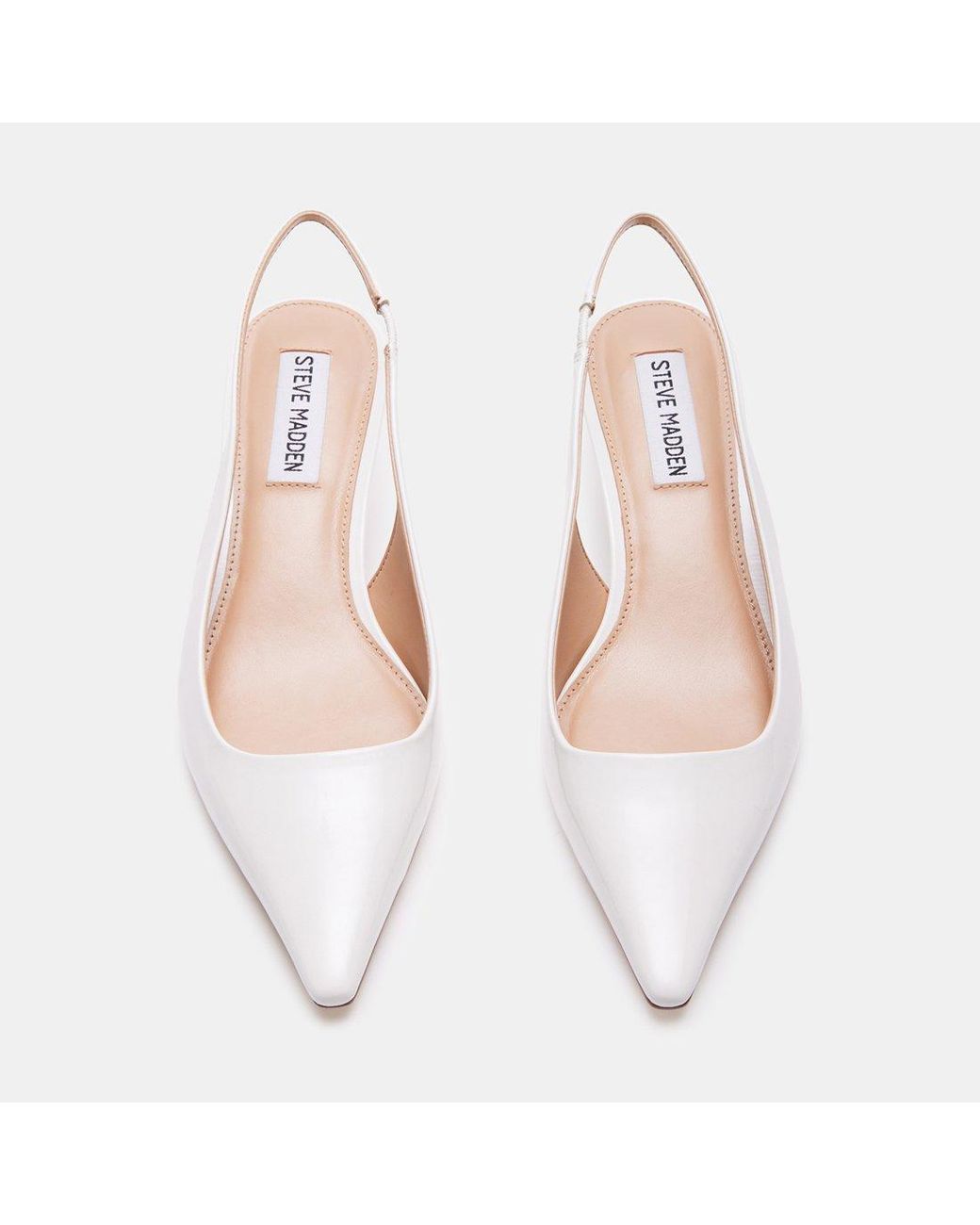 Steve Madden White Loafers