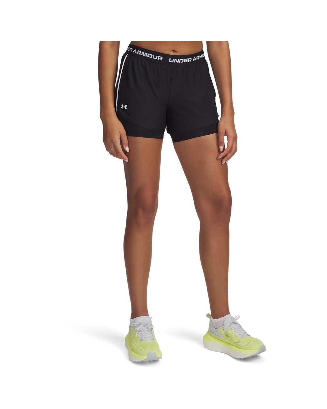 Under Armour Black Tech Play Up 2-In-1 Shorts