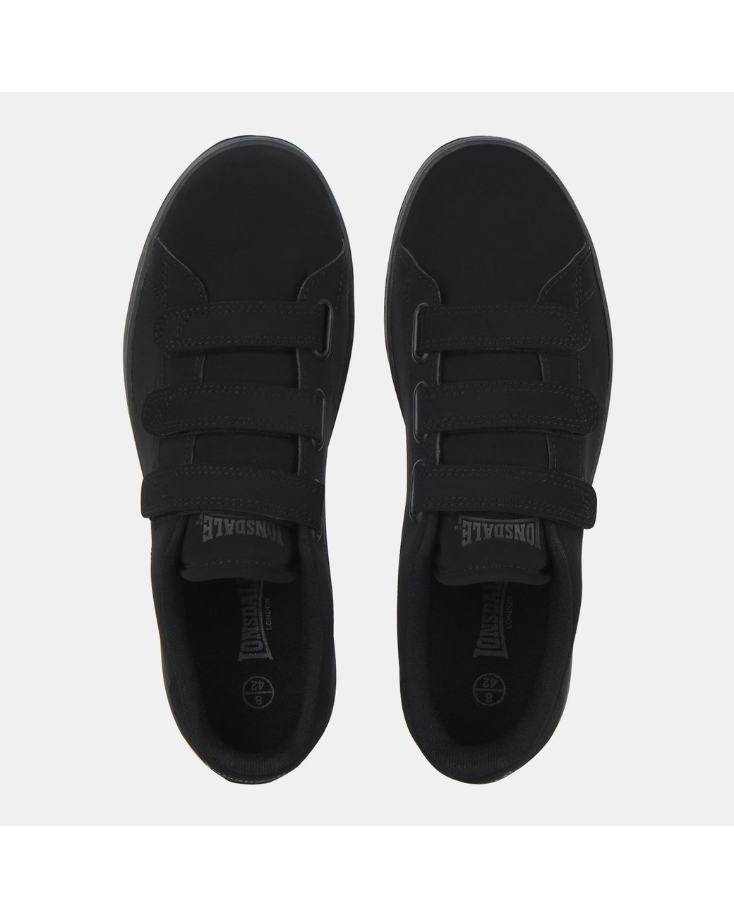 Lonsdale Black Leyton Trainers for men