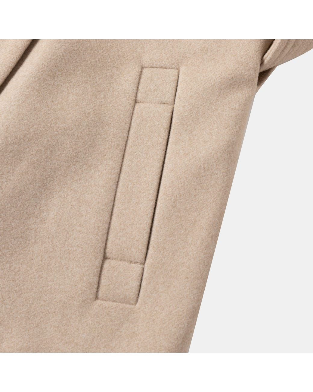 Biba Natural Billie Belted Long Sleeve Mid-Length Overcoat