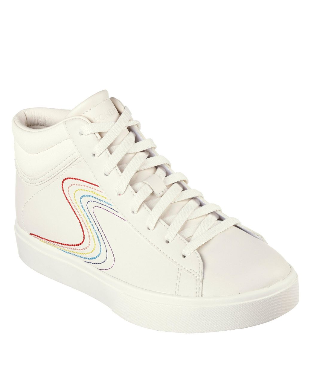Skechers White Edenlx Classic Low-Top Trainers