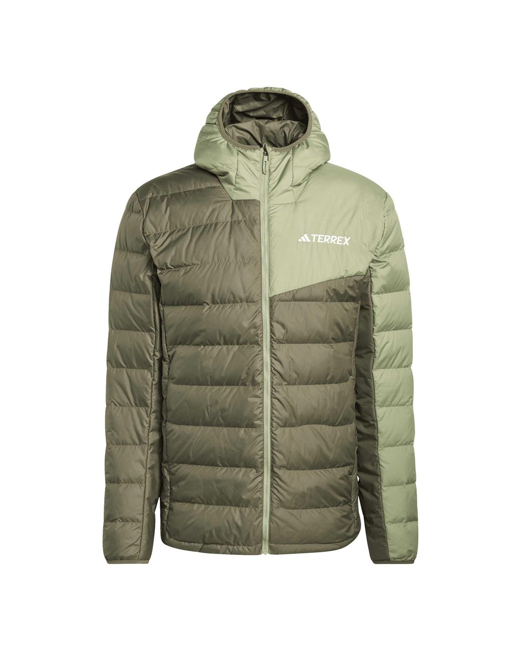 Adidas Green Mt Down Hooded Jacket for men