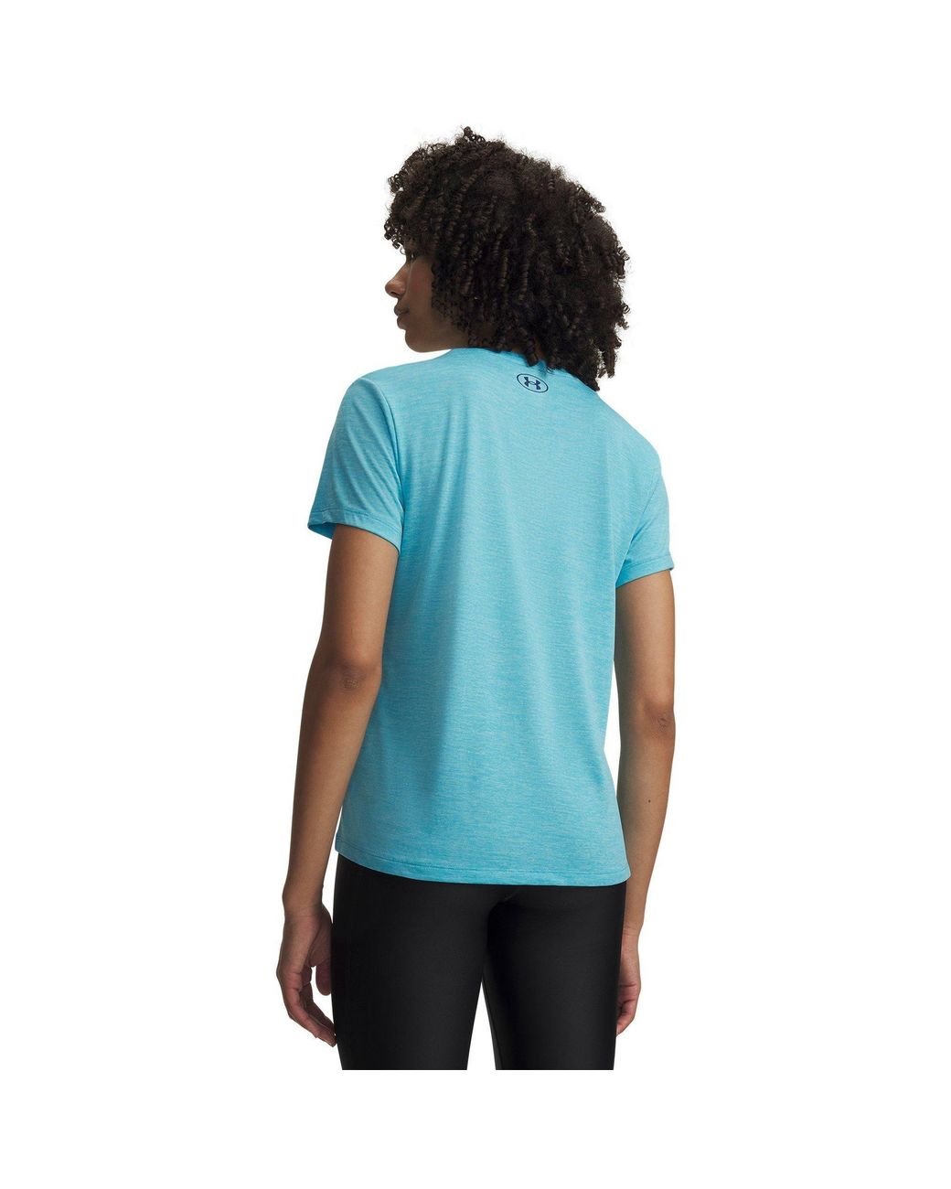 Under Armour Blue Tech Twist V-Neck Short Sleeve