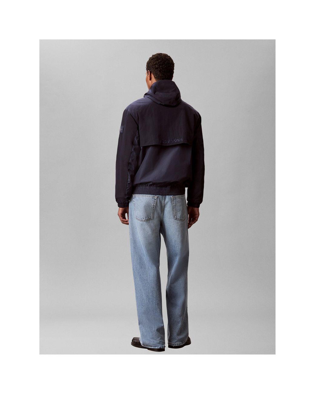 Calvin Klein Blue Windbreaker for men