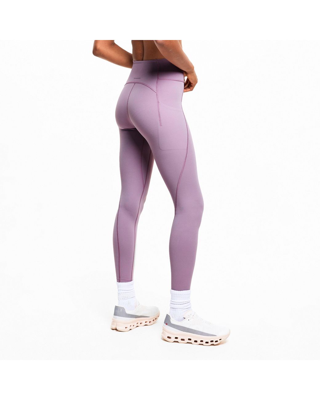 On Shoes Purple Studio Performance Gym Leggings