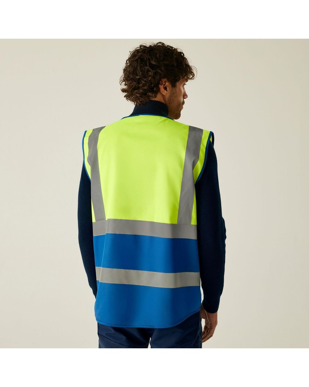 Regatta Blue Pro Hi-Vis Executive Vest for men