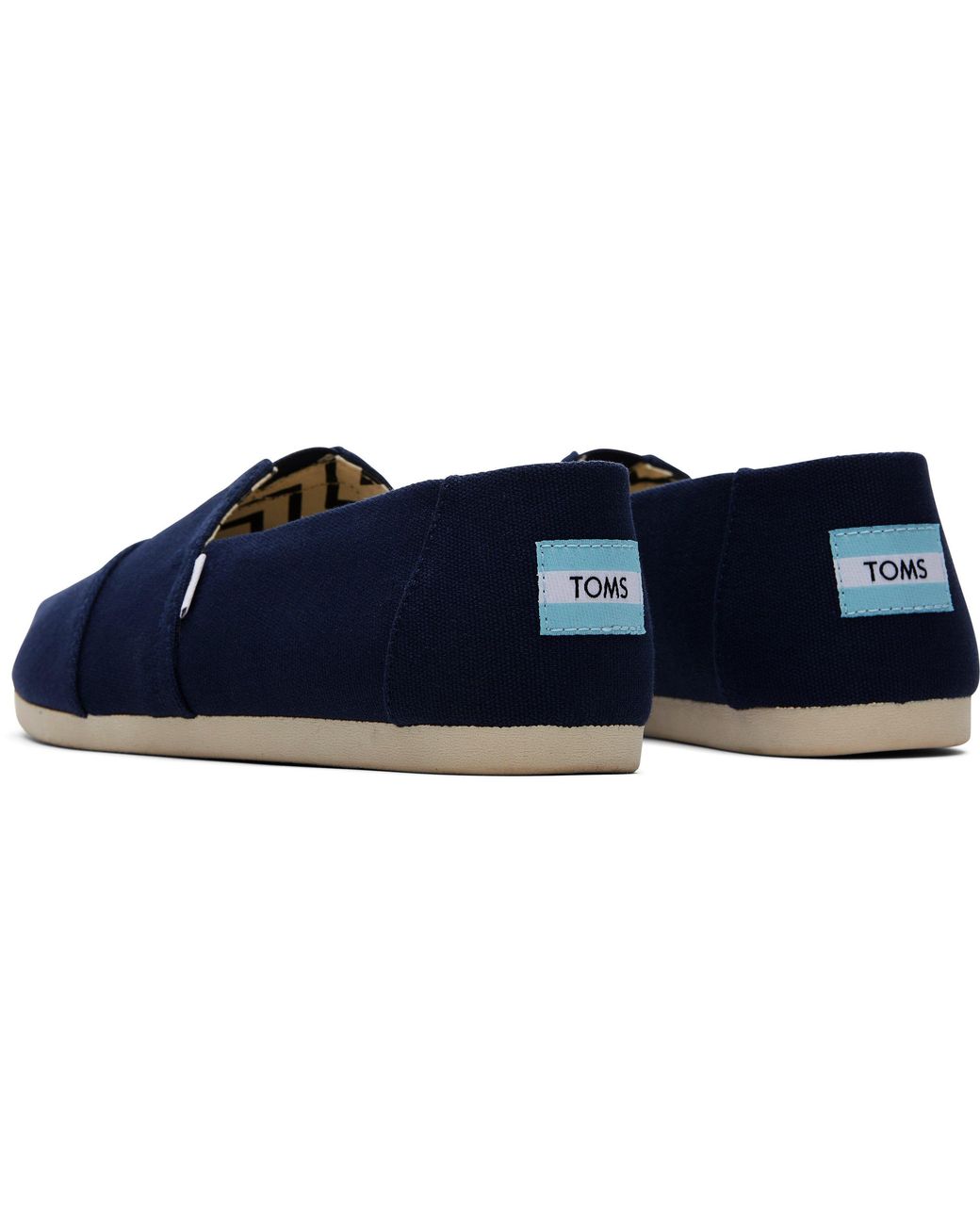 TOMS Blue Alpargata Canvas Shoes for men