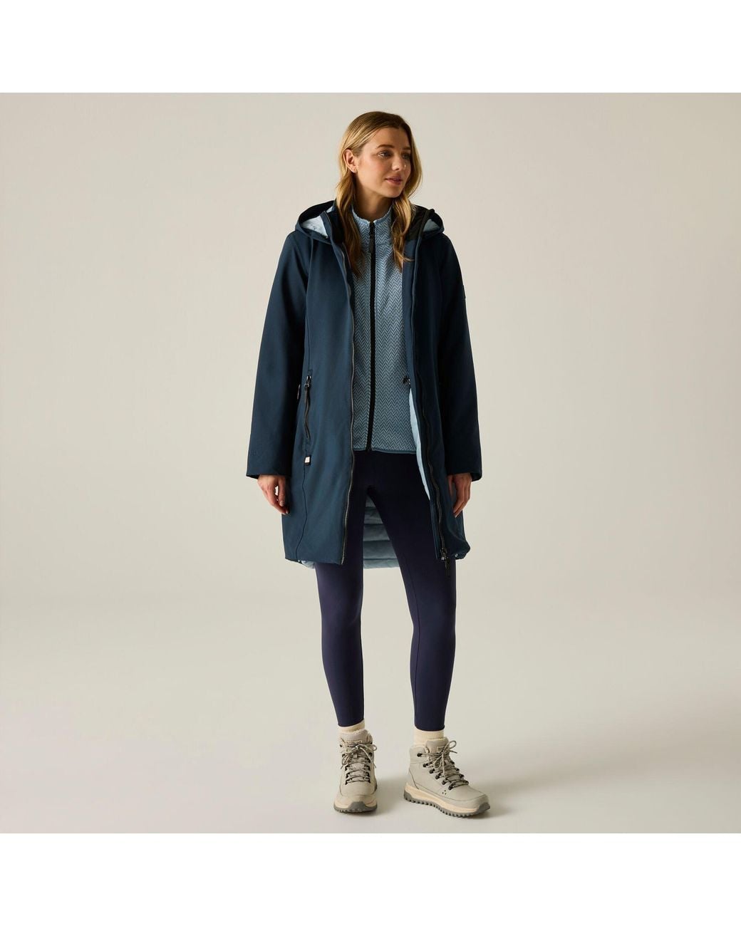 Regatta Blue Marron Waterproof Jacket