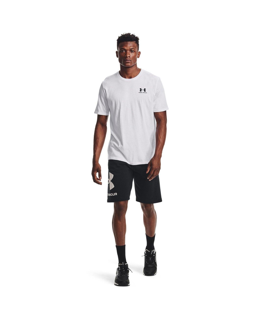 Under Armour White Sportstyle Left Chest Short-sleeve Shirt for men