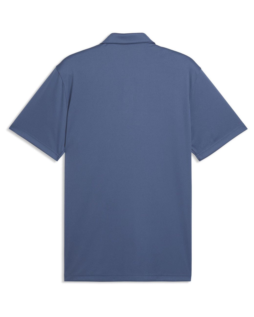 PUMA Blue Pure 3.0 Short Sleeve Performance Polo Shirt for men