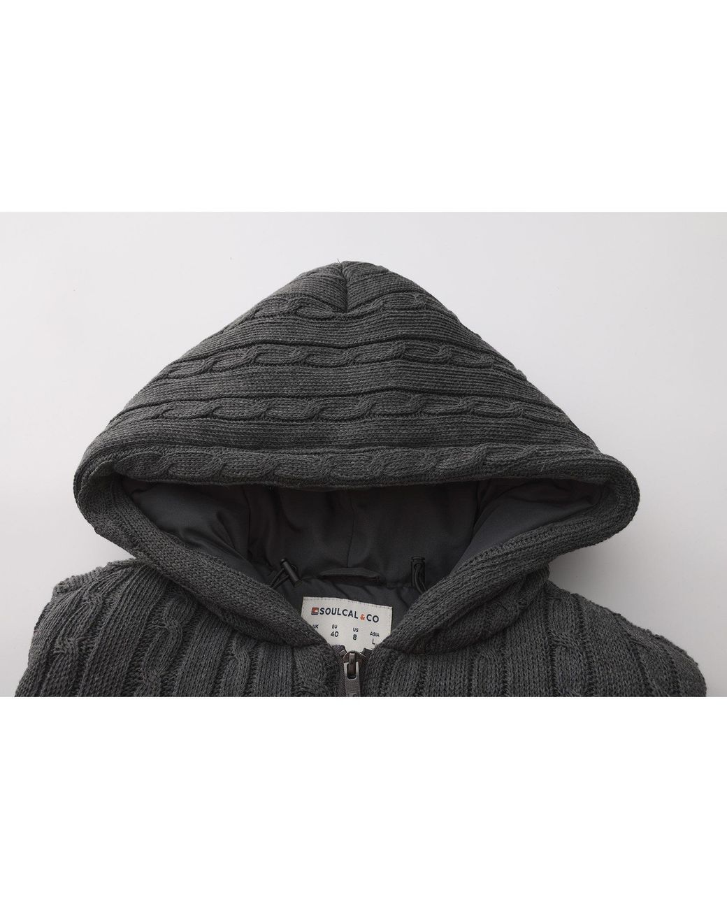 SoulCal & Co California Gray Soul Lightweight Structured Quilted Jacket